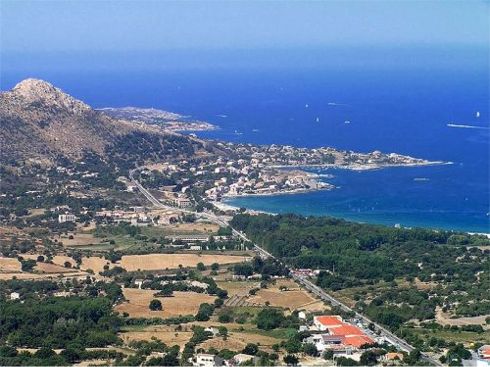 Algajola panoramica della costa