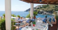 Hotel rocce Azzurre,terrazza ristorante sul mare